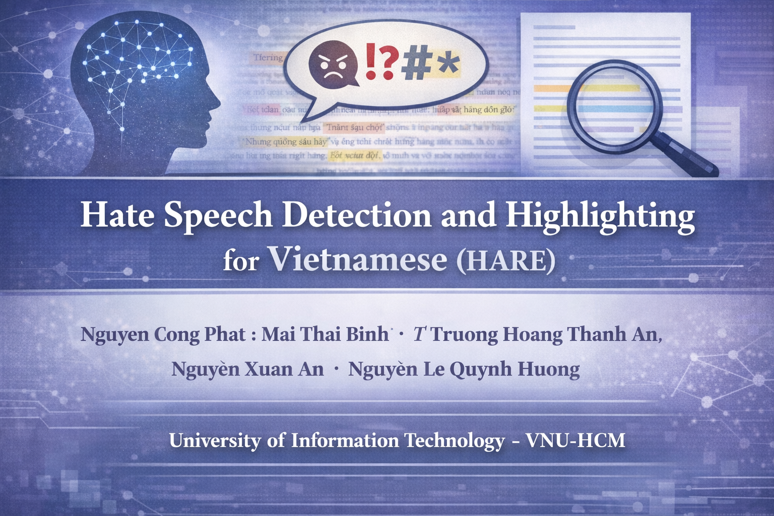Hate Speech Detection and Highlighting for Vietnamese (HARE)