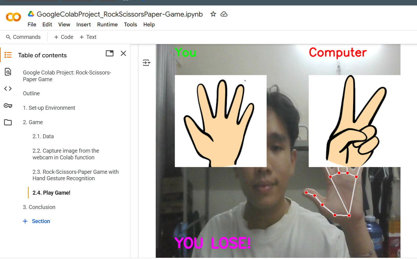 Rock Scissors Paper Game